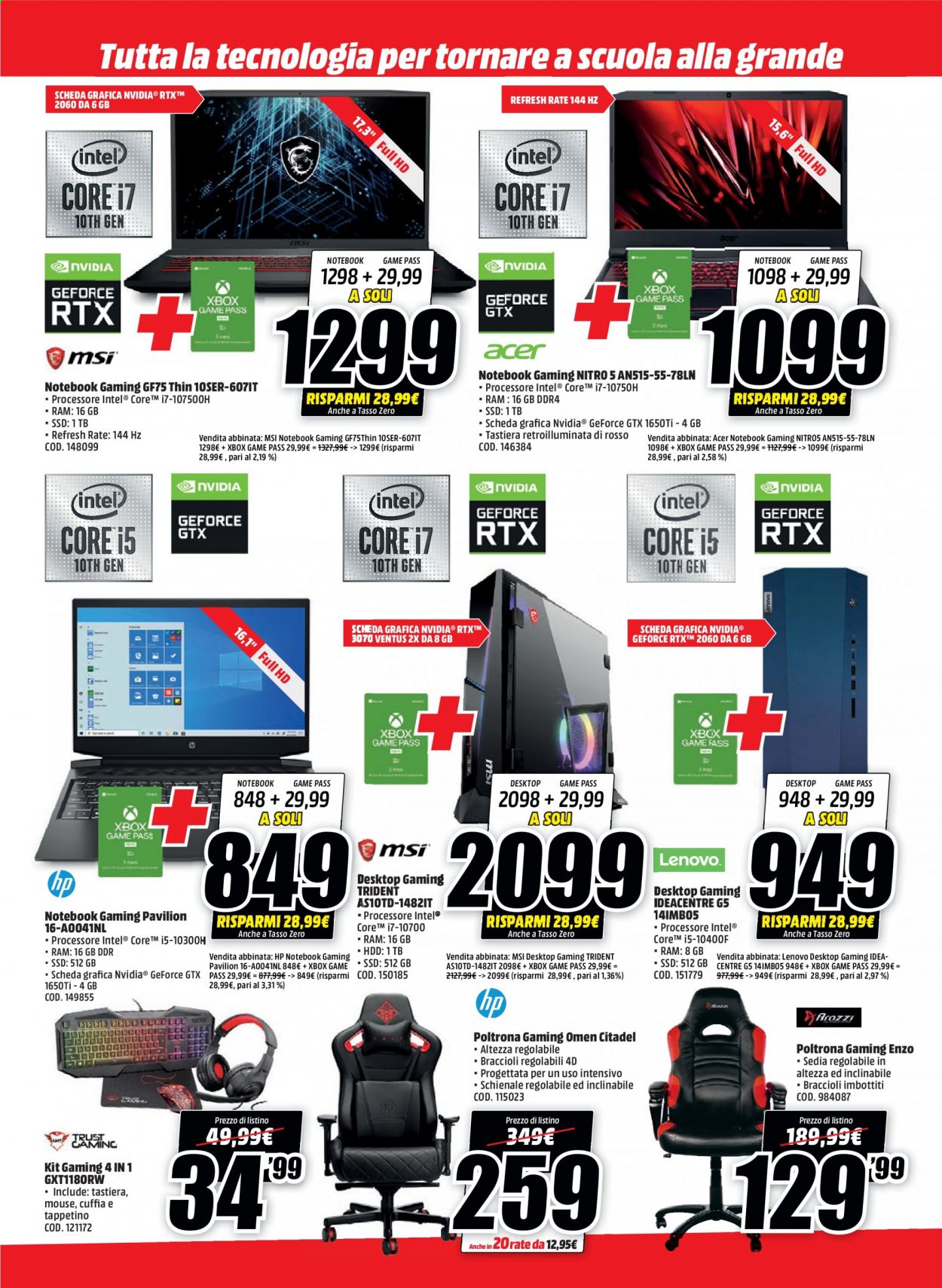 Volantino MediaWorld - 23/8/2021 - 31/8/2021. Pagina 8