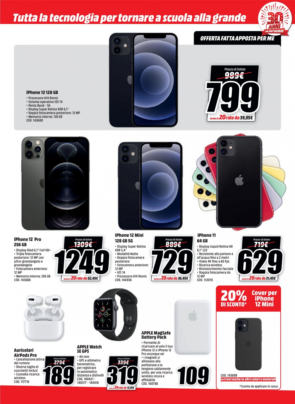 Volantino MediaWorld - 23/8/2021 - 31/8/2021. Pagina 11