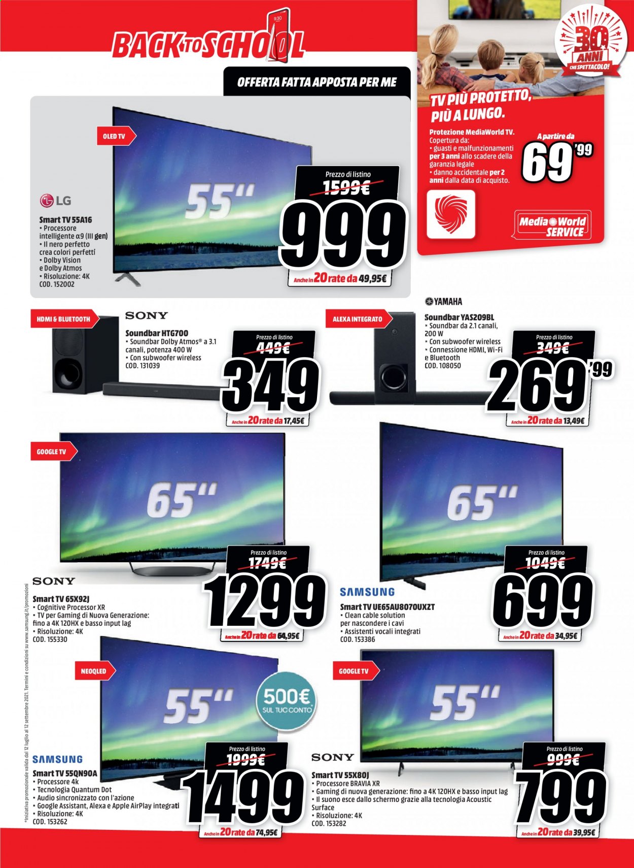 Volantino MediaWorld - 23/8/2021 - 31/8/2021. Pagina 17