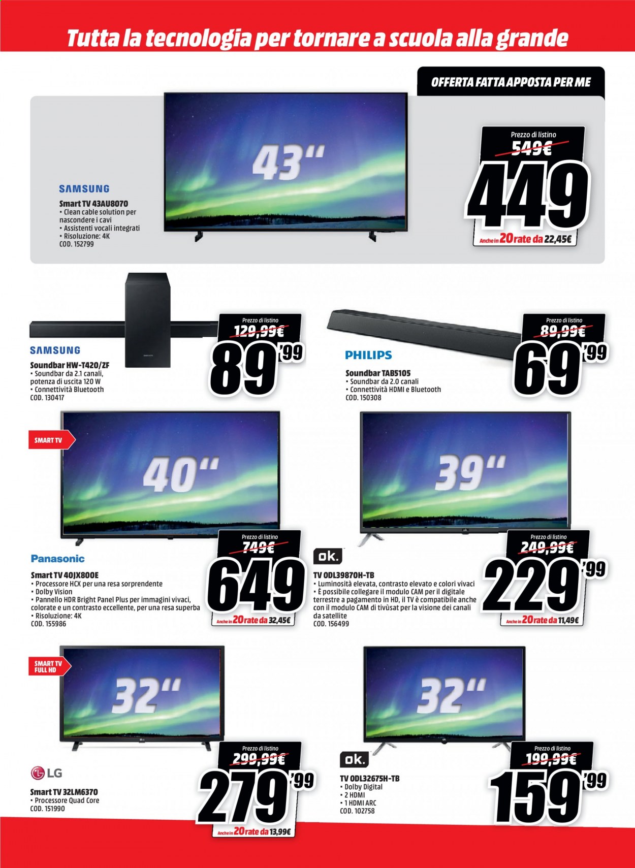 Volantino MediaWorld - 23/8/2021 - 31/8/2021. Pagina 20