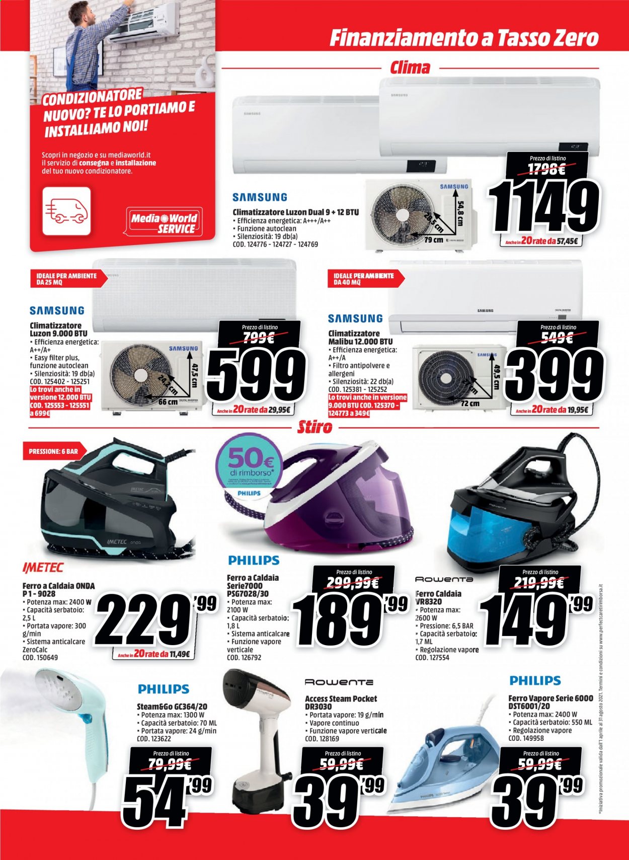 Volantino MediaWorld - 23/8/2021 - 31/8/2021. Pagina 34