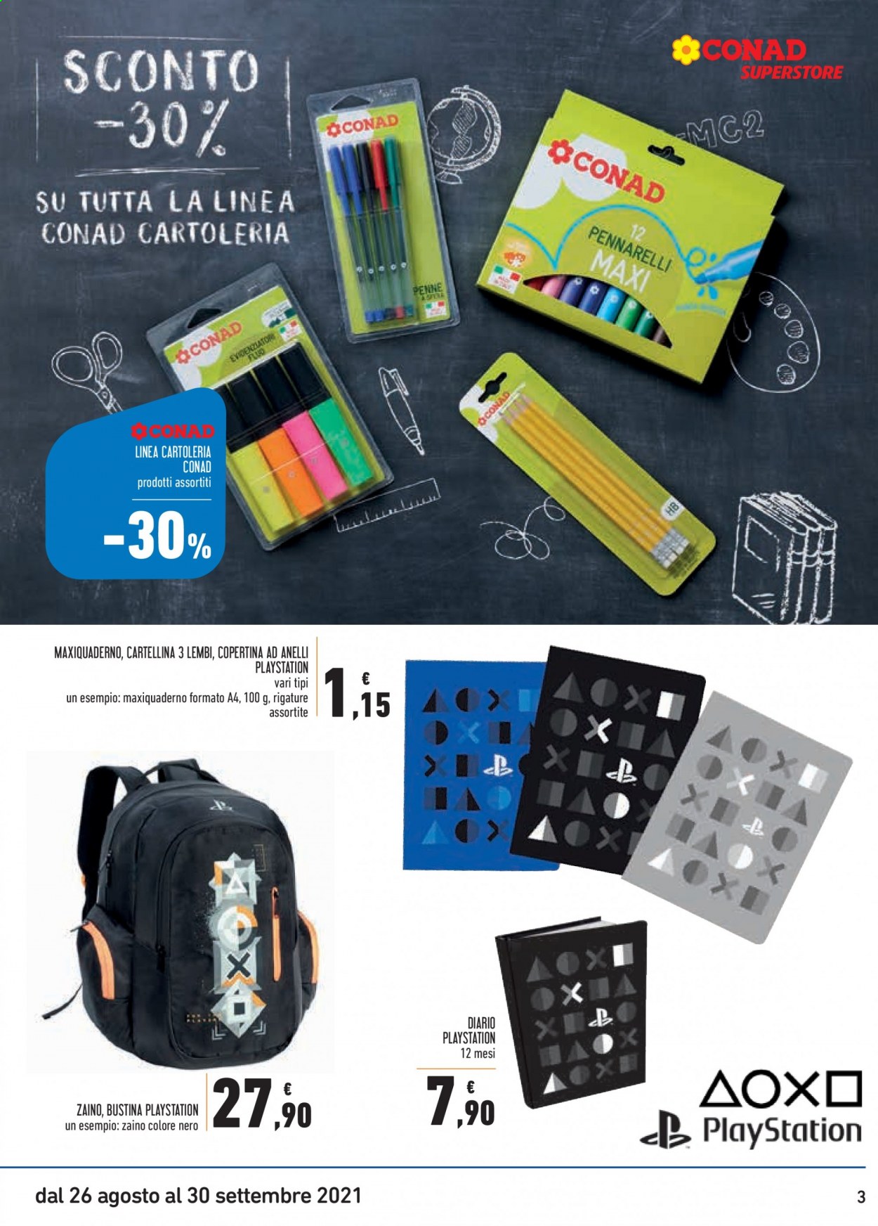 Volantino Conad - 26/8/2021 - 30/9/2021. Pagina 3