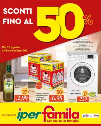 Volantino Famila - 26.8.2021 - 8.9.2021.