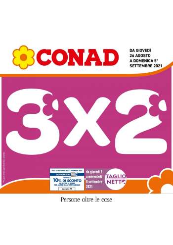 Volantino Conad - 26.8.2021 - 5.9.2021.