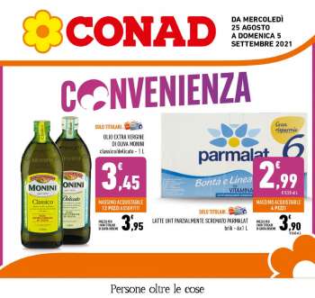 Volantino Conad - 25.8.2021 - 5.9.2021.