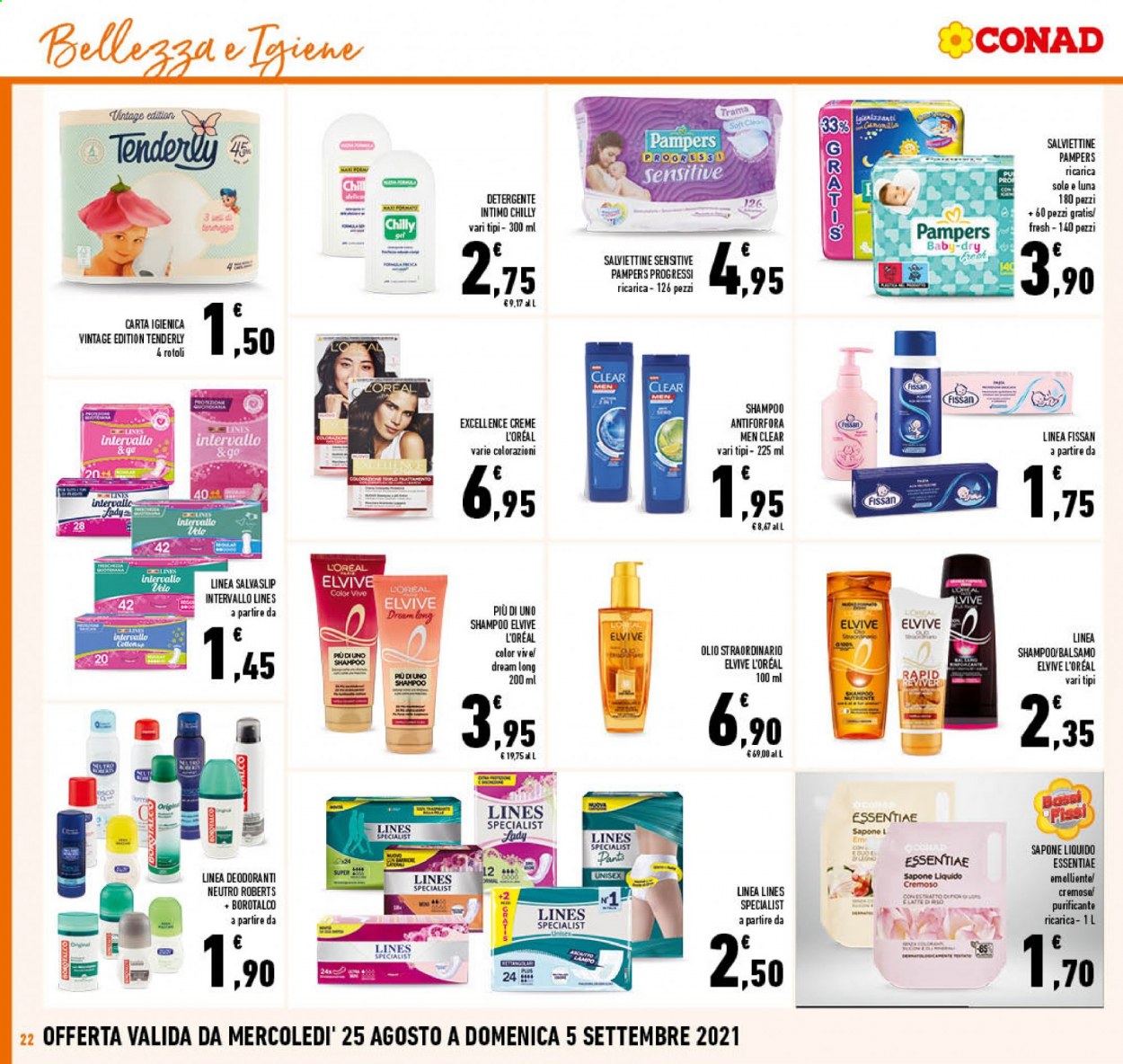 Volantino Conad - 25/8/2021 - 5/9/2021. Pagina 22