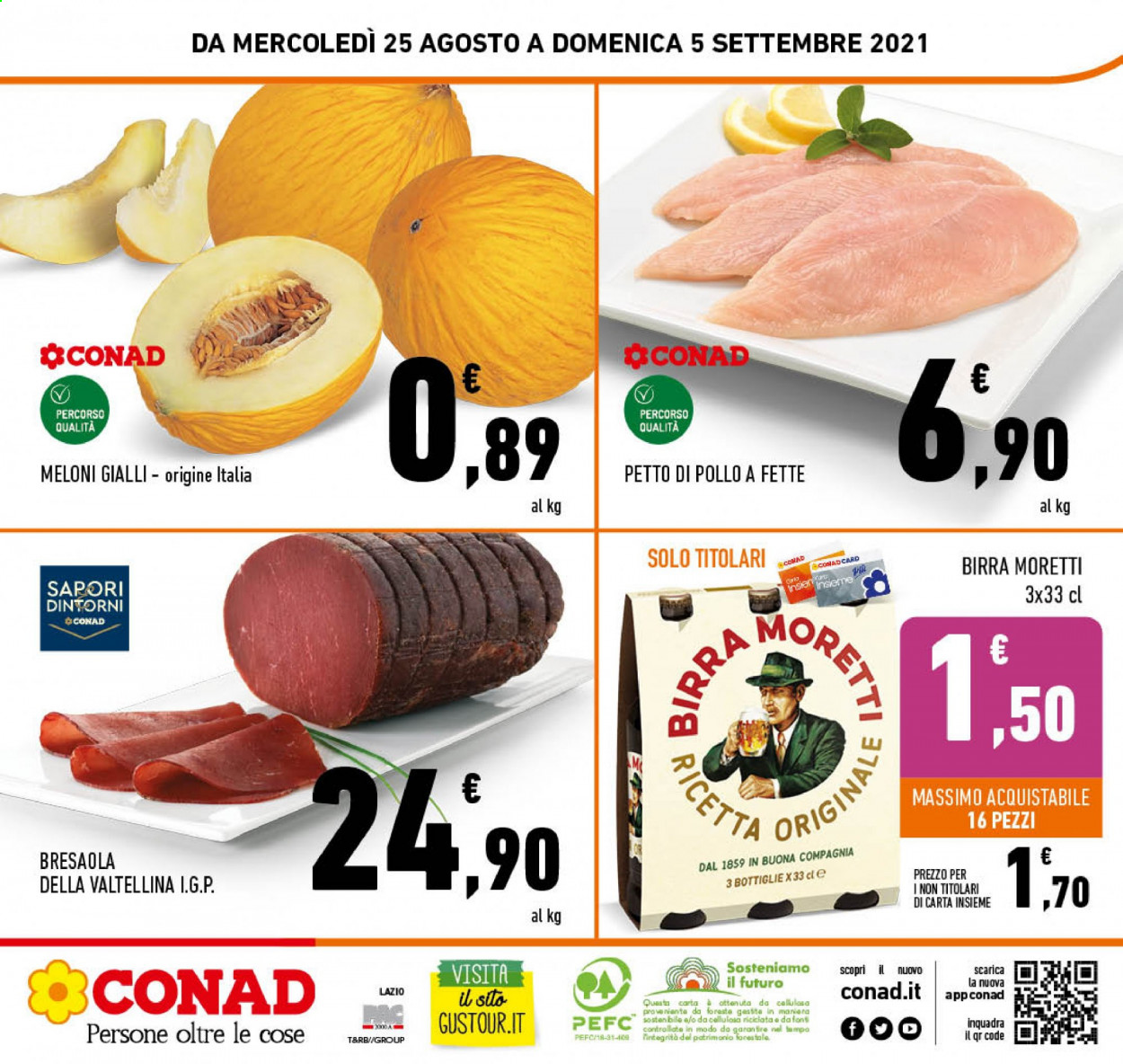 Volantino Conad - 25/8/2021 - 5/9/2021. Pagina 28