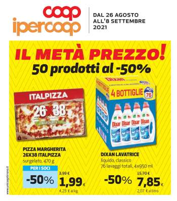 Volantino Coop - 26.8.2021 - 8.9.2021.
