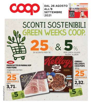 Volantino Coop - 26.8.2021 - 8.9.2021.