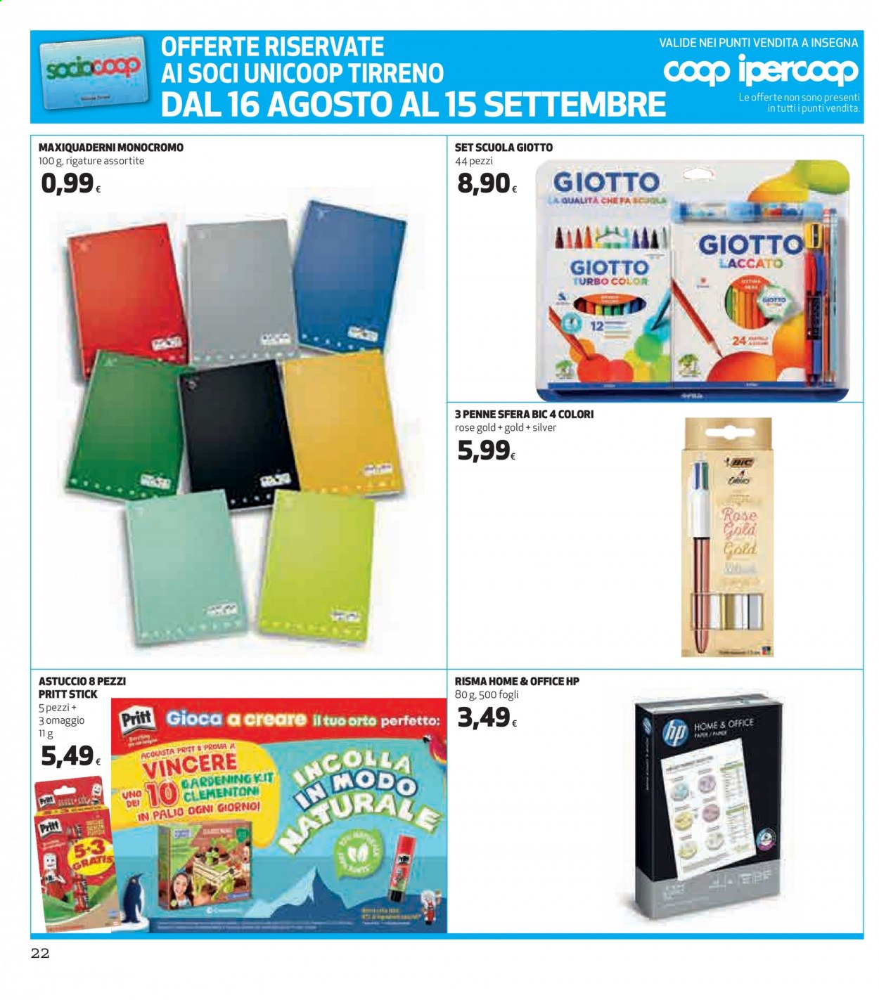 Volantino Coop - 26/8/2021 - 8/9/2021. Pagina 22