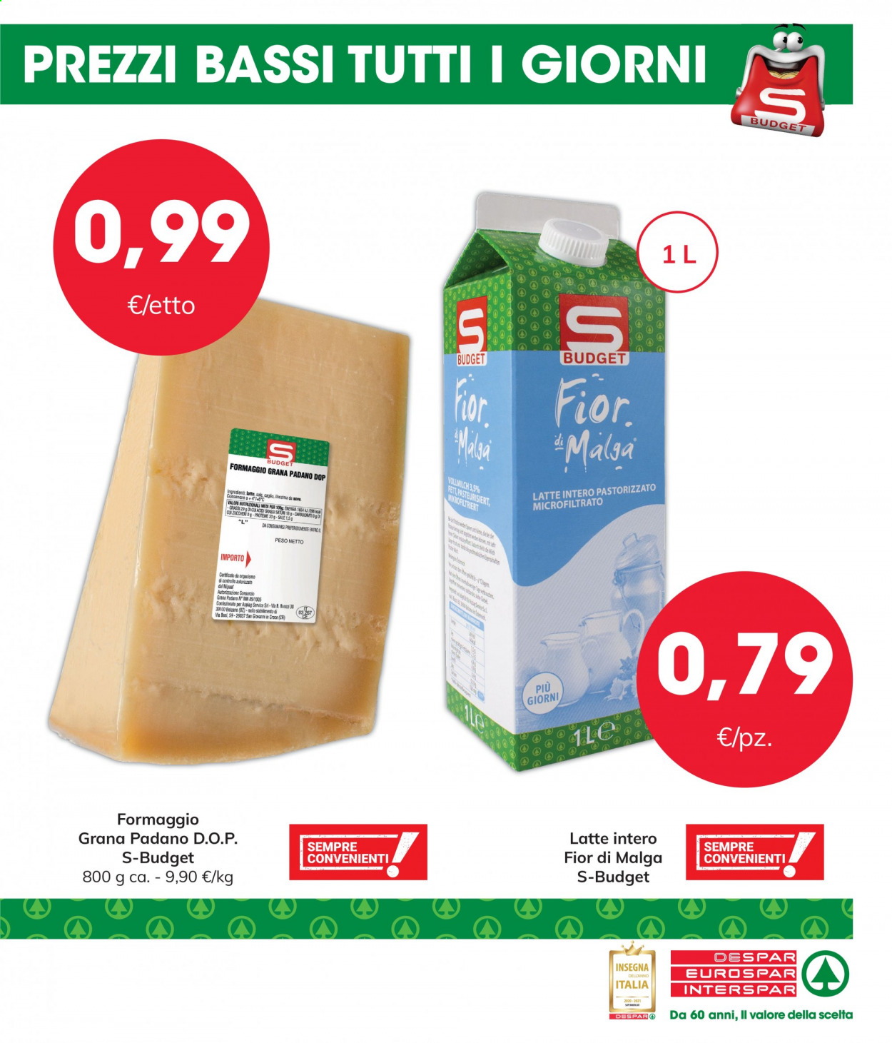 Volantino Eurospar - 19/8/2021 - 31/10/2021. Pagina 3