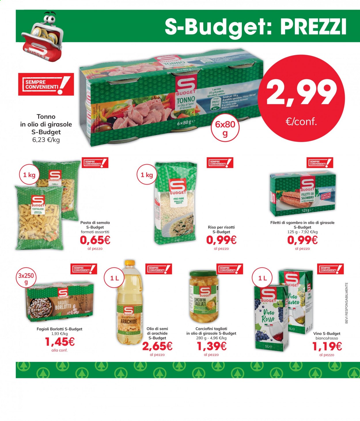 Volantino Eurospar - 19/8/2021 - 31/10/2021. Pagina 6