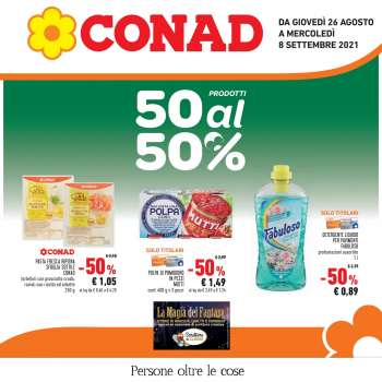 Volantino Conad - 26.8.2021 - 8.9.2021.