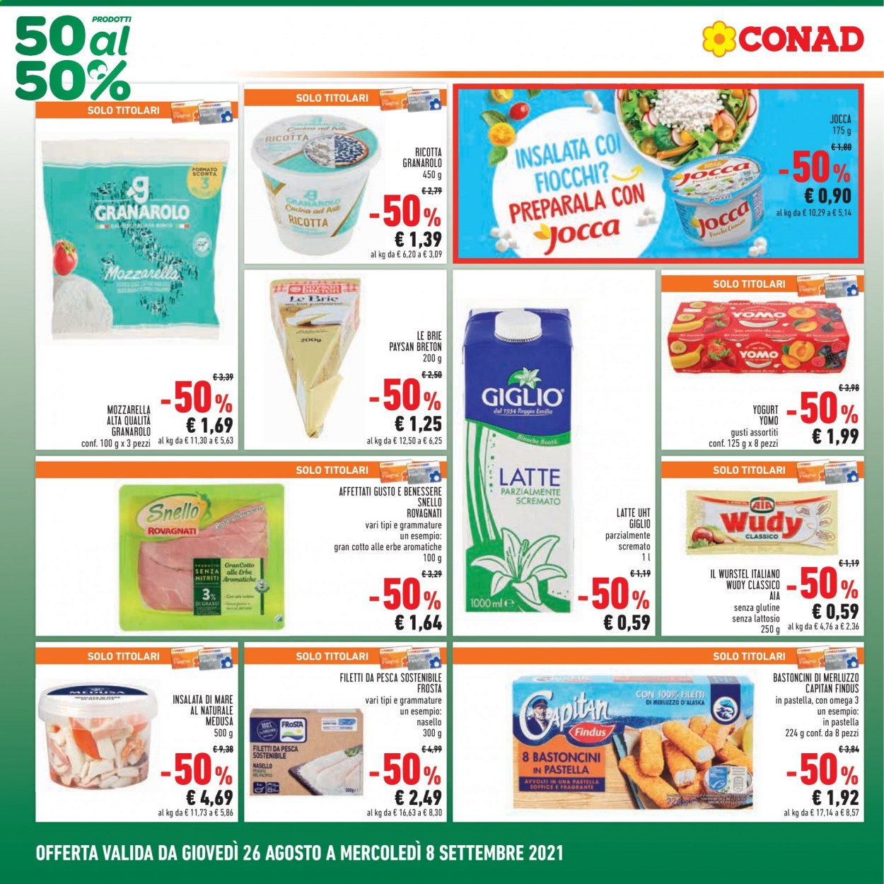 Volantino Conad - 26/8/2021 - 8/9/2021. Pagina 2
