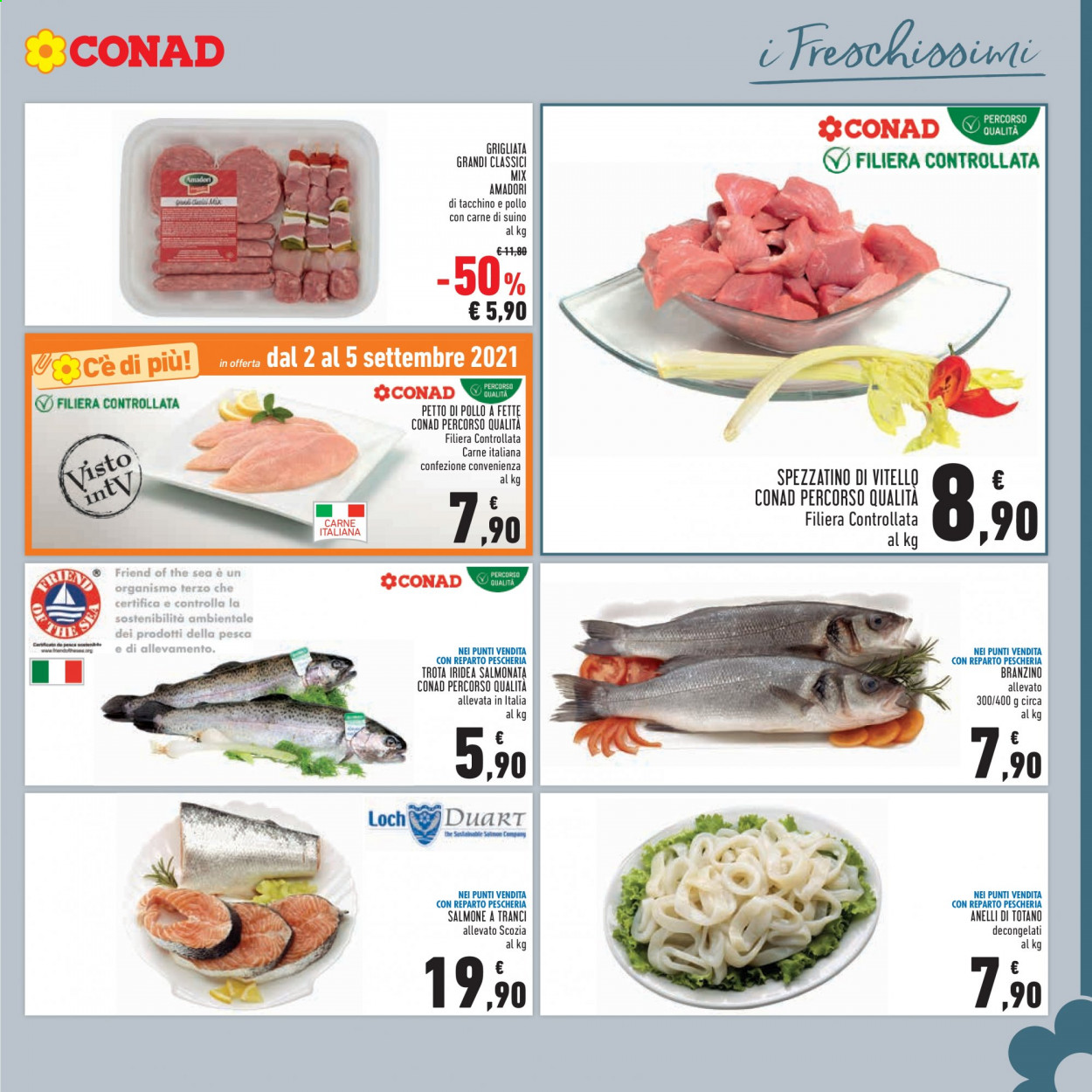 Volantino Conad - 26/8/2021 - 8/9/2021. Pagina 9