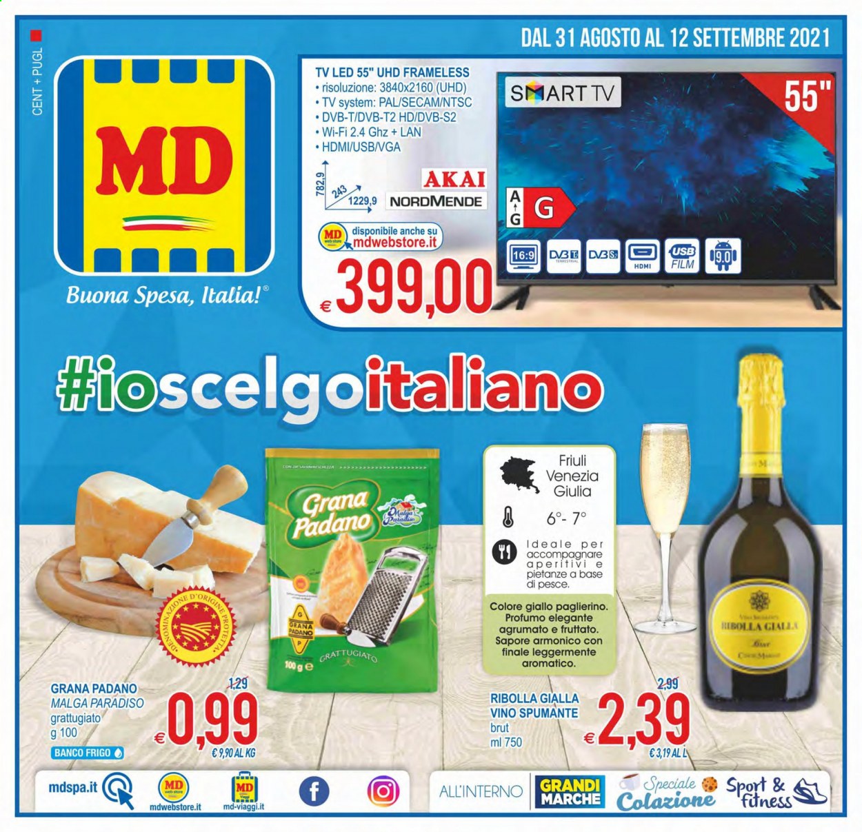 Volantino MD Discount - 31/8/2021 - 12/9/2021. Pagina 1