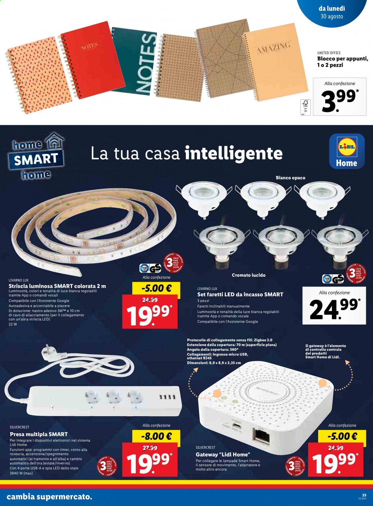 Volantino Lidl - 30/8/2021 - 5/9/2021. Pagina 25
