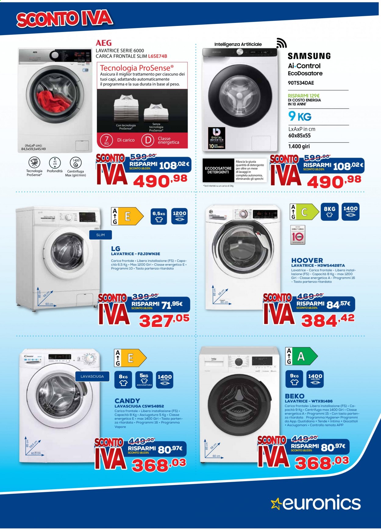 Volantino Euronics - 26/8/2021 - 31/8/2021. Pagina 18