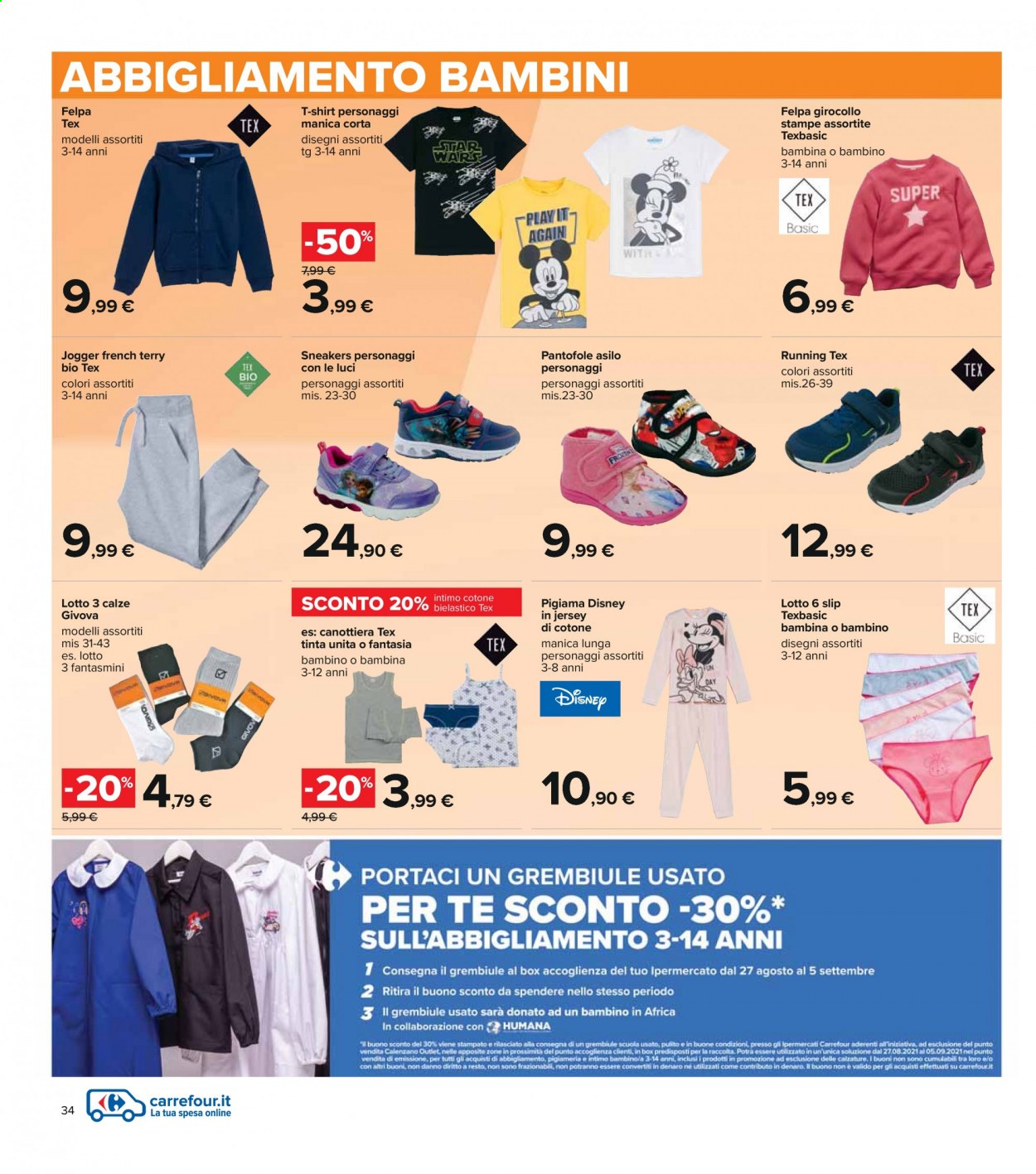 Volantino Carrefour - 27/8/2021 - 5/9/2021. Pagina 34