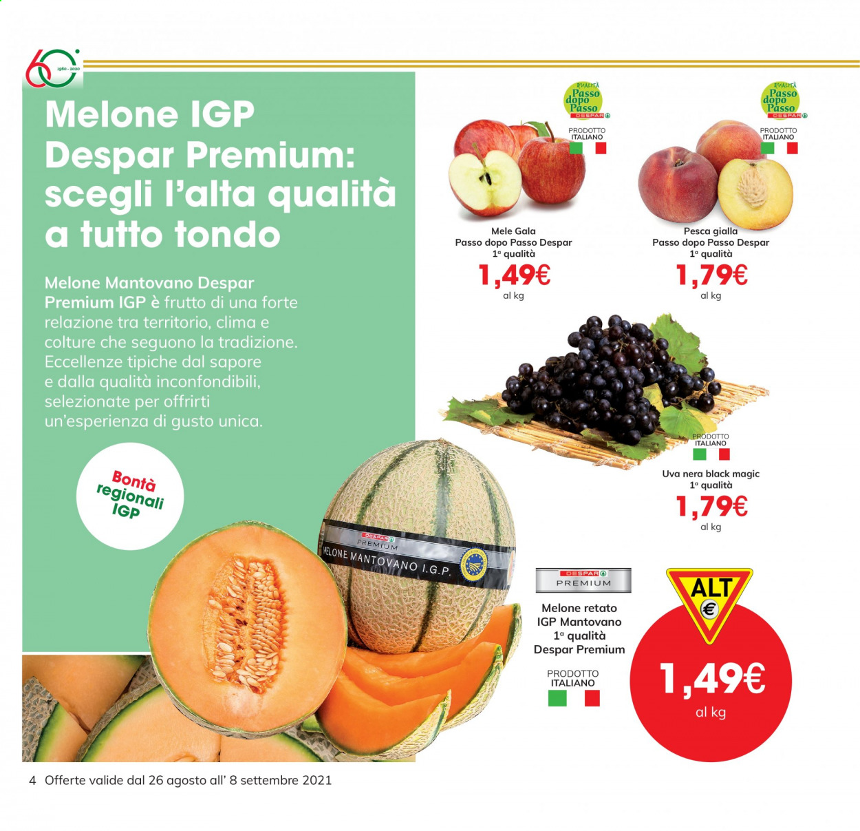 Volantino Eurospar - 26/8/2021 - 8/9/2021. Pagina 4