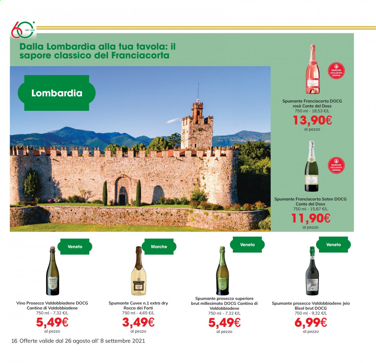 Volantino Eurospar - 26/8/2021 - 8/9/2021. Pagina 16