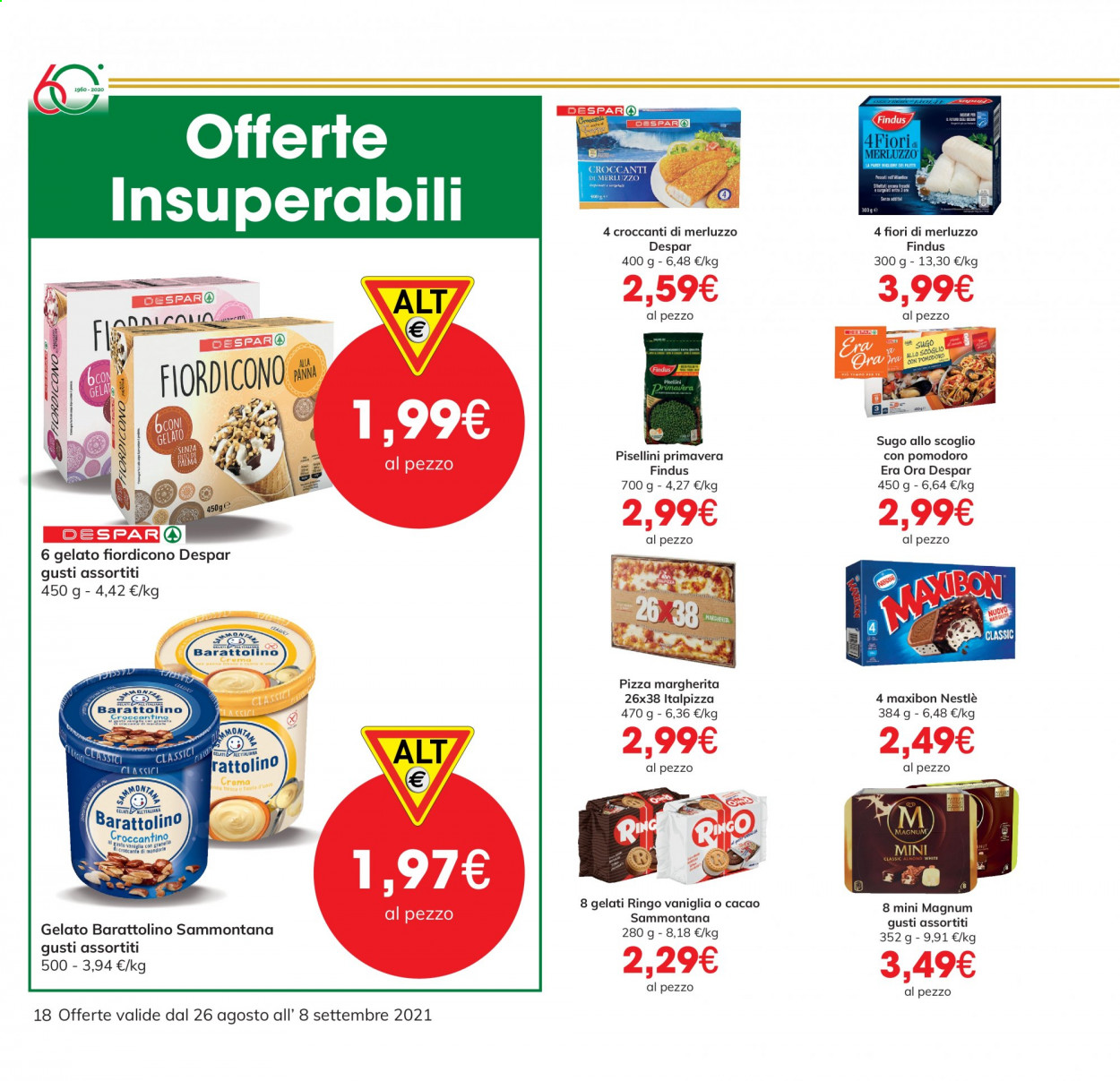 Volantino Eurospar - 26/8/2021 - 8/9/2021. Pagina 18