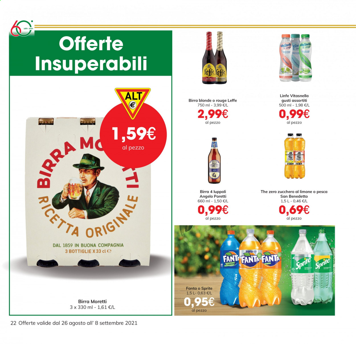 Volantino Eurospar - 26/8/2021 - 8/9/2021. Pagina 22