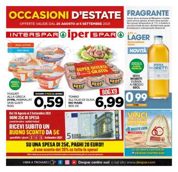Volantino Interspar - 26.8.2021 - 5.9.2021.
