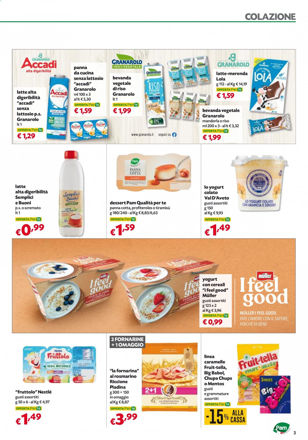 Volantino Pam Panorama - 26/8/2021 - 8/9/2021. Pagina 3