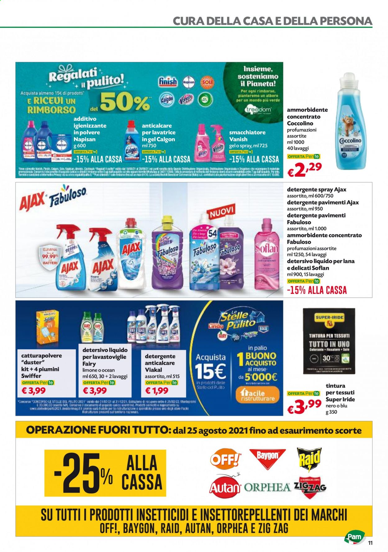 Volantino Pam Panorama - 26/8/2021 - 8/9/2021. Pagina 11