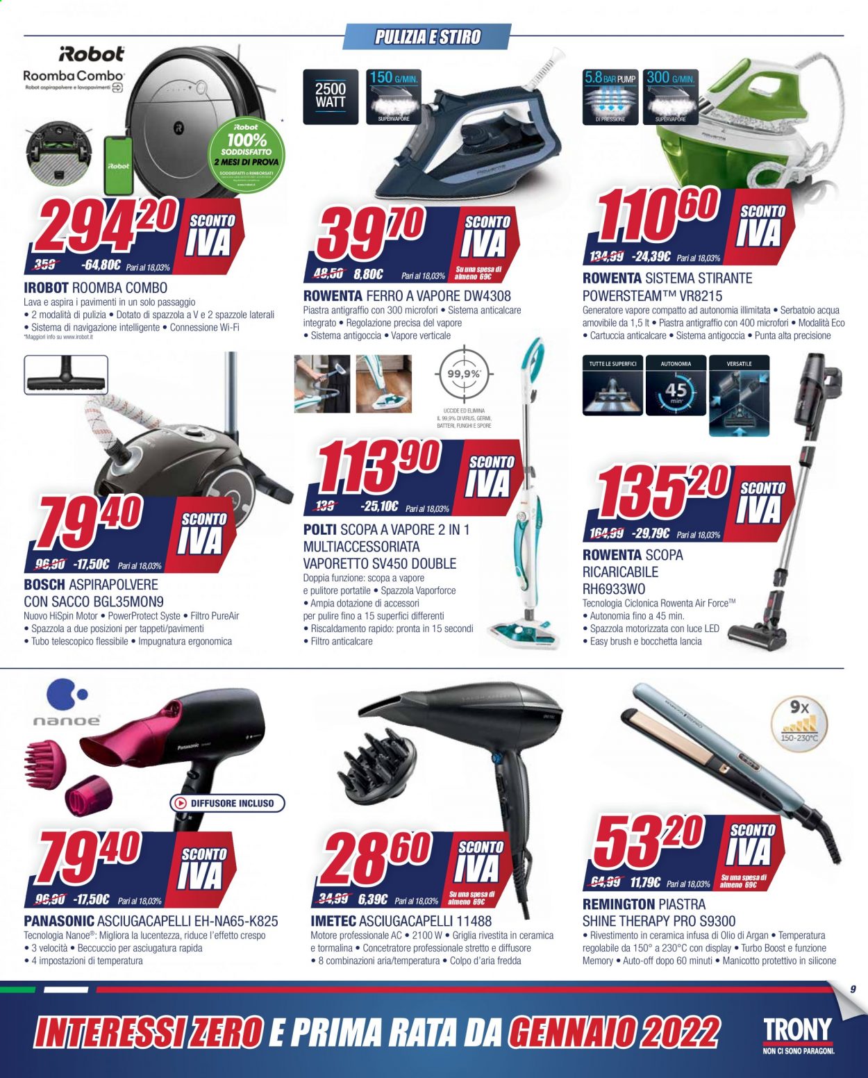 Volantino Trony - 26/8/2021 - 15/9/2021. Pagina 9