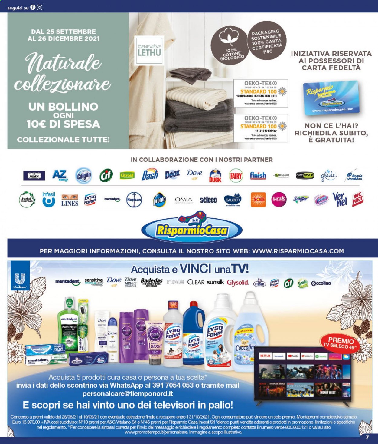 Volantino Risparmio Casa - 28/8/2021 - 19/9/2021. Pagina 7