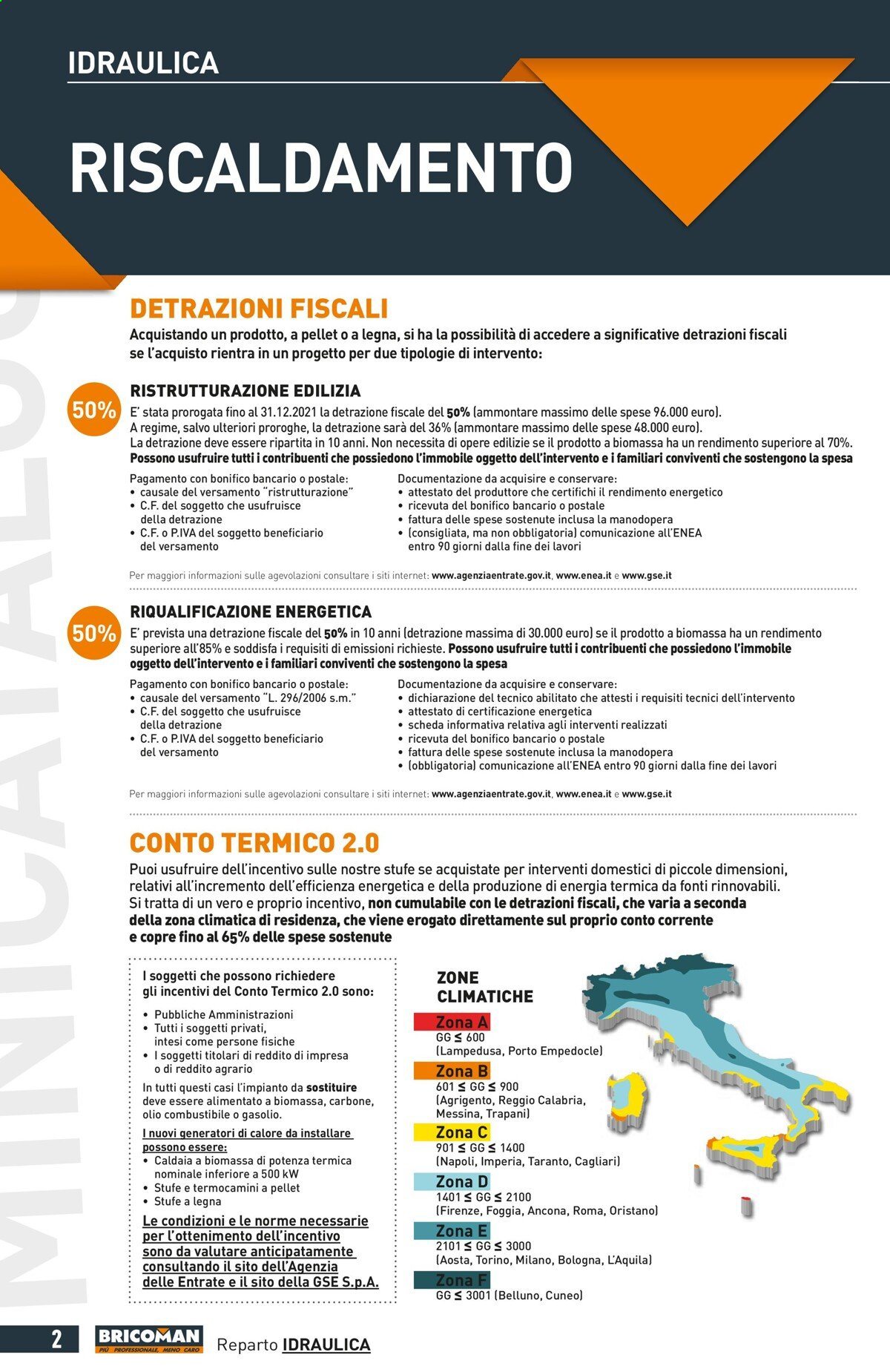 Volantino Bricoman - 26/8/2021 - 29/9/2021 - Prodotti in offerta - olio, pellet. Pagina 2.