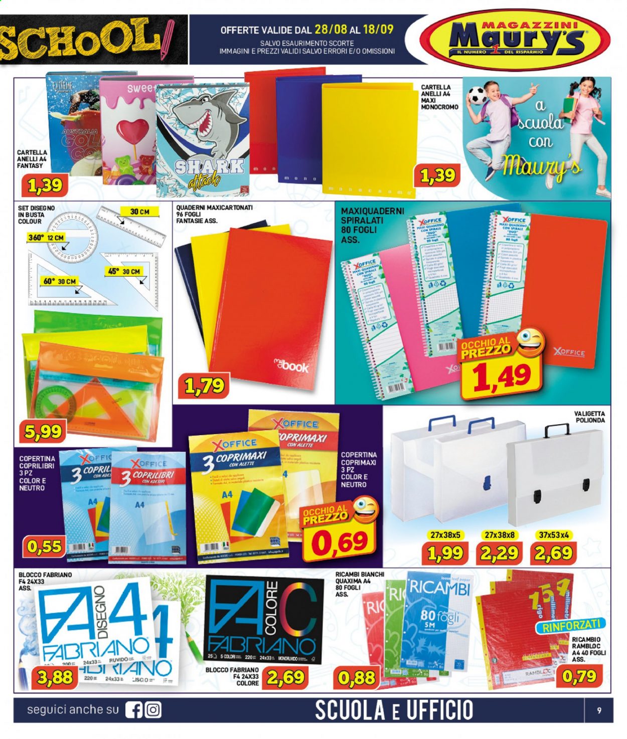 Volantino Maury's - 28/8/2021 - 18/9/2021. Pagina 9