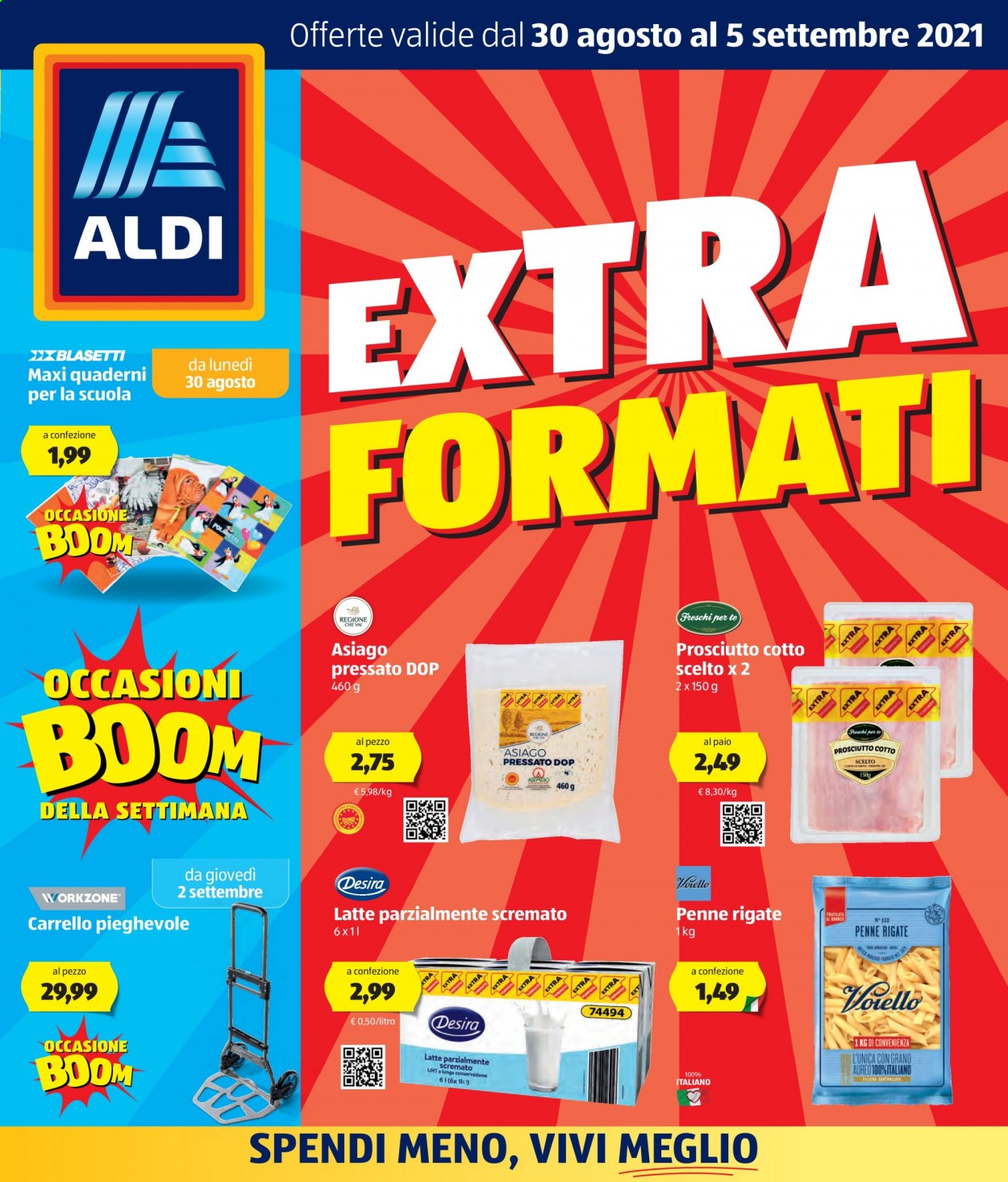 Volantino Aldi - 30/8/2021 - 5/9/2021. Pagina 1