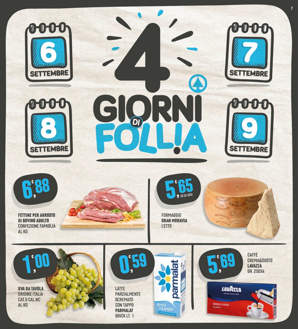Volantino Eurospar - 30/8/2021 - 9/9/2021. Pagina 7