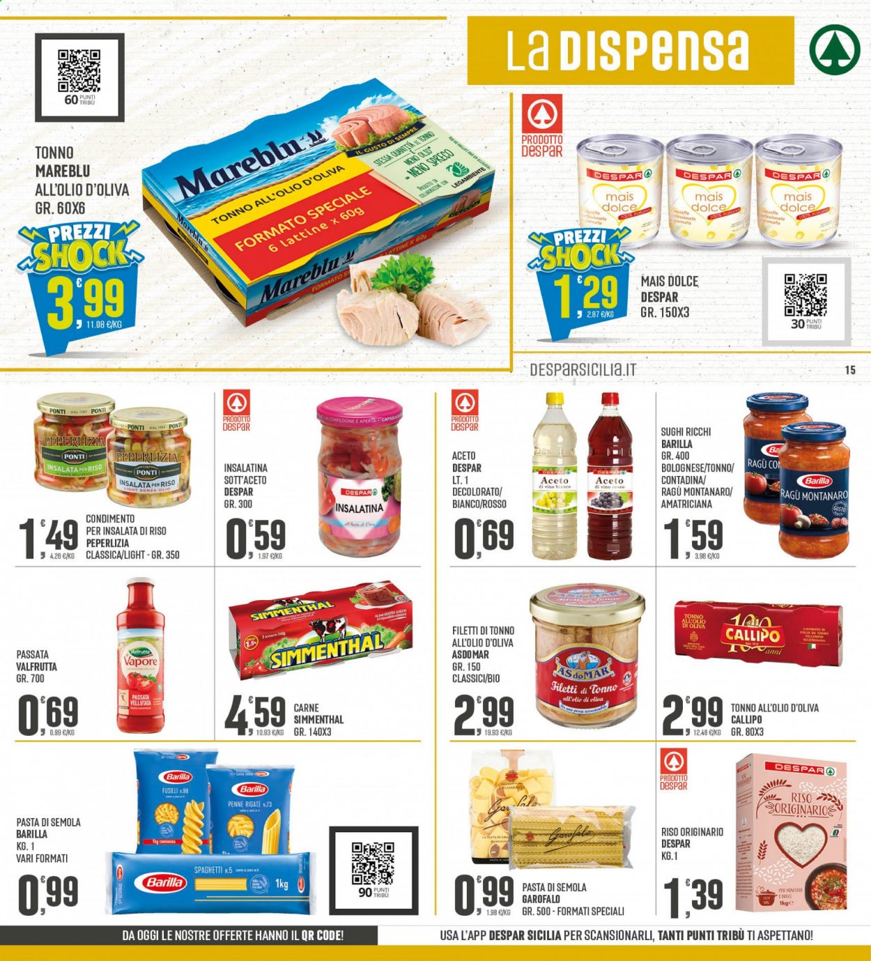 Volantino Eurospar - 30/8/2021 - 9/9/2021. Pagina 15