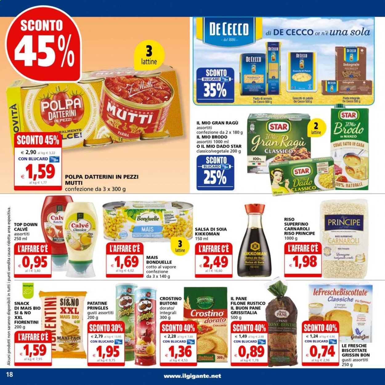 Volantino Il Gigante - 30/8/2021 - 8/9/2021. Pagina 18