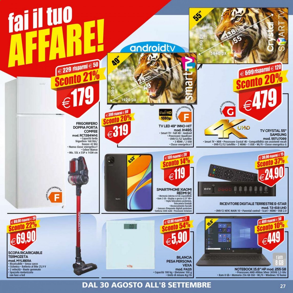 Volantino Il Gigante - 30/8/2021 - 8/9/2021. Pagina 27
