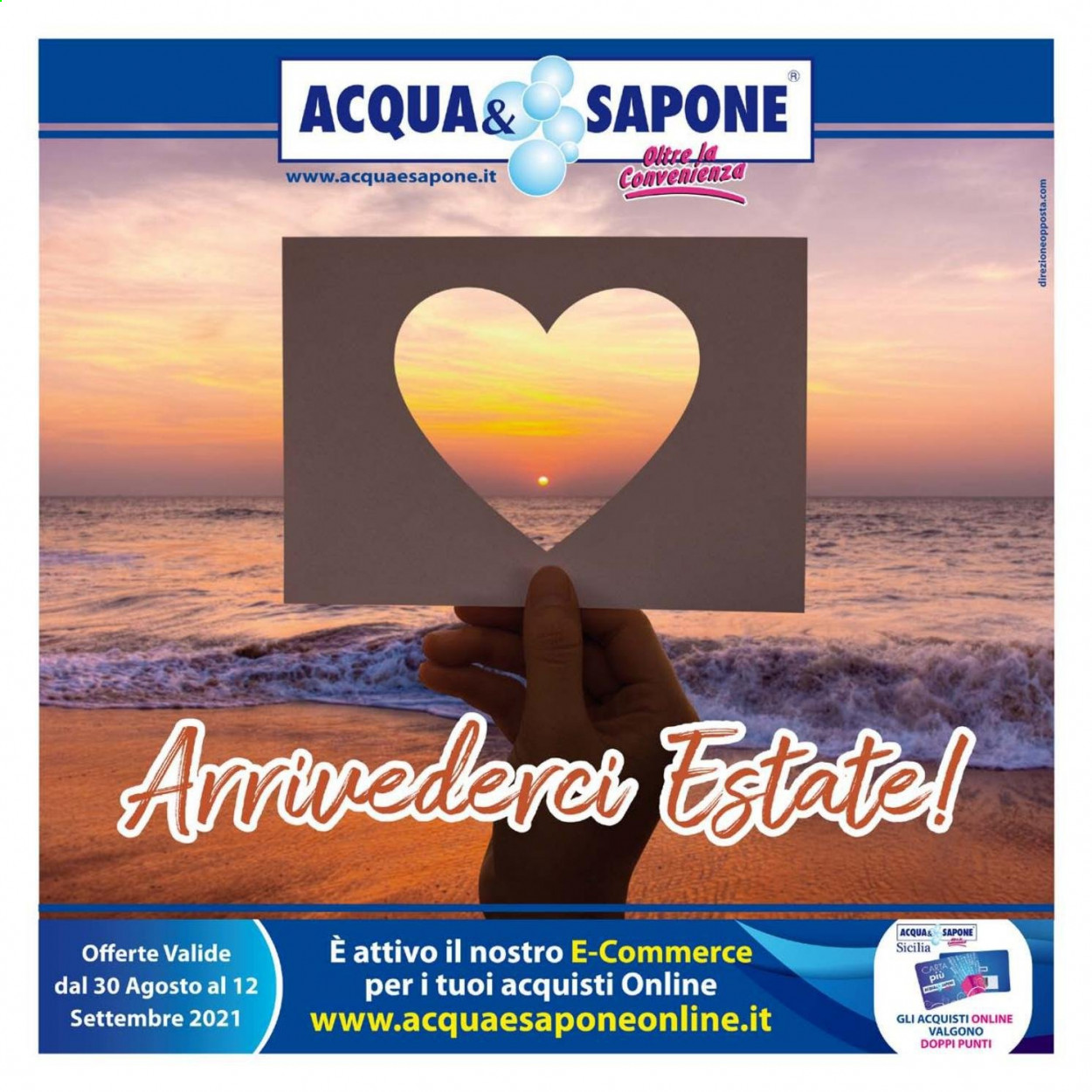 Volantino Acqua & Sapone - 30/8/2021 - 12/9/2021. Pagina 1