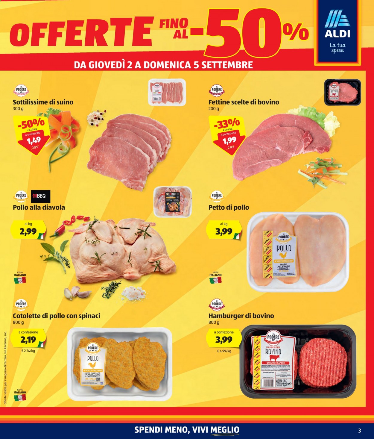 Volantino Aldi - 2/9/2021 - 11/9/2021. Pagina 3