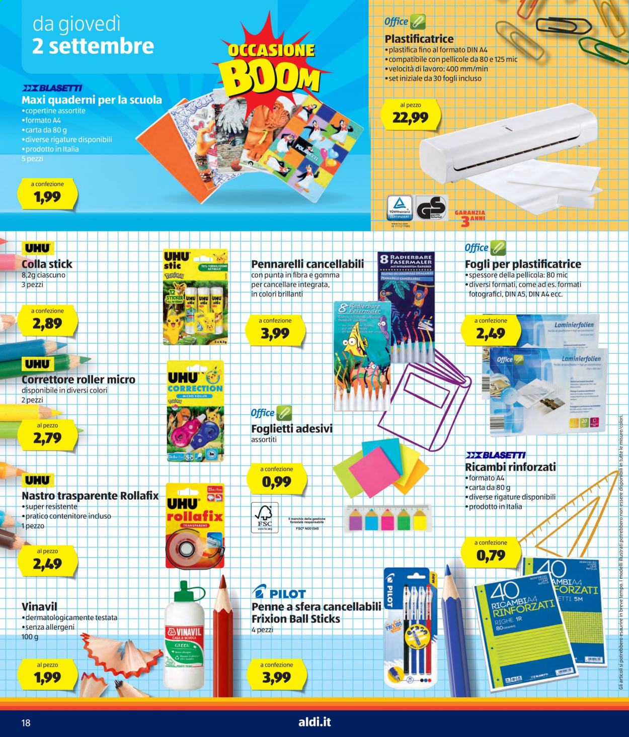 Volantino Aldi - 2/9/2021 - 11/9/2021. Pagina 18