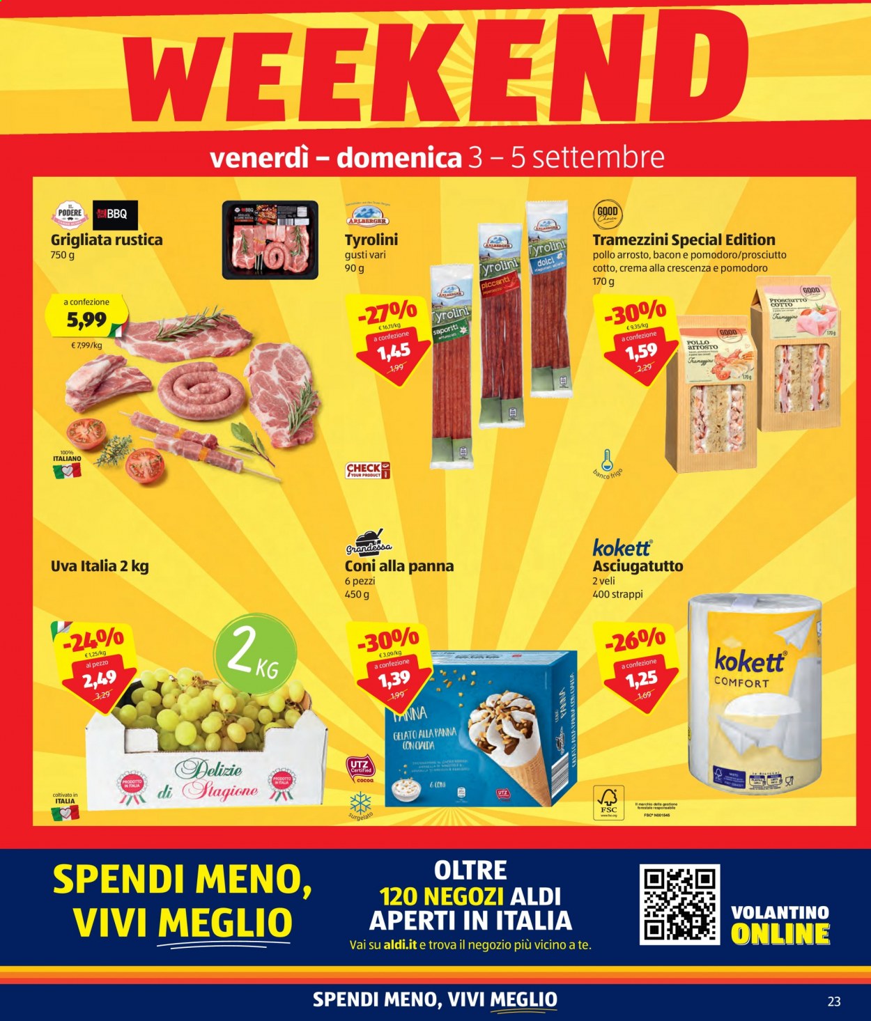 Volantino Aldi - 2/9/2021 - 11/9/2021. Pagina 23