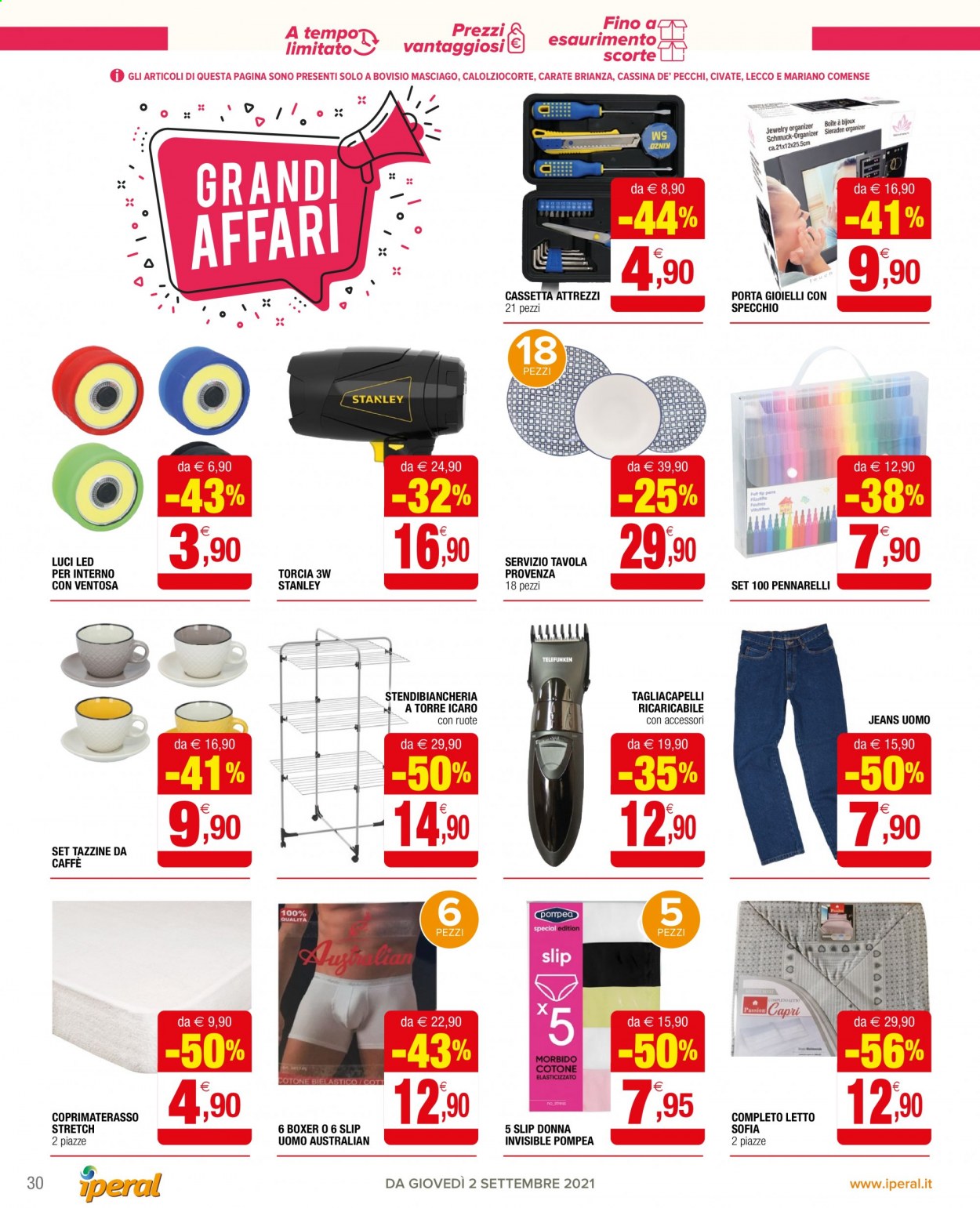 Volantino Iperal - 2/9/2021 - 14/9/2021. Pagina 30