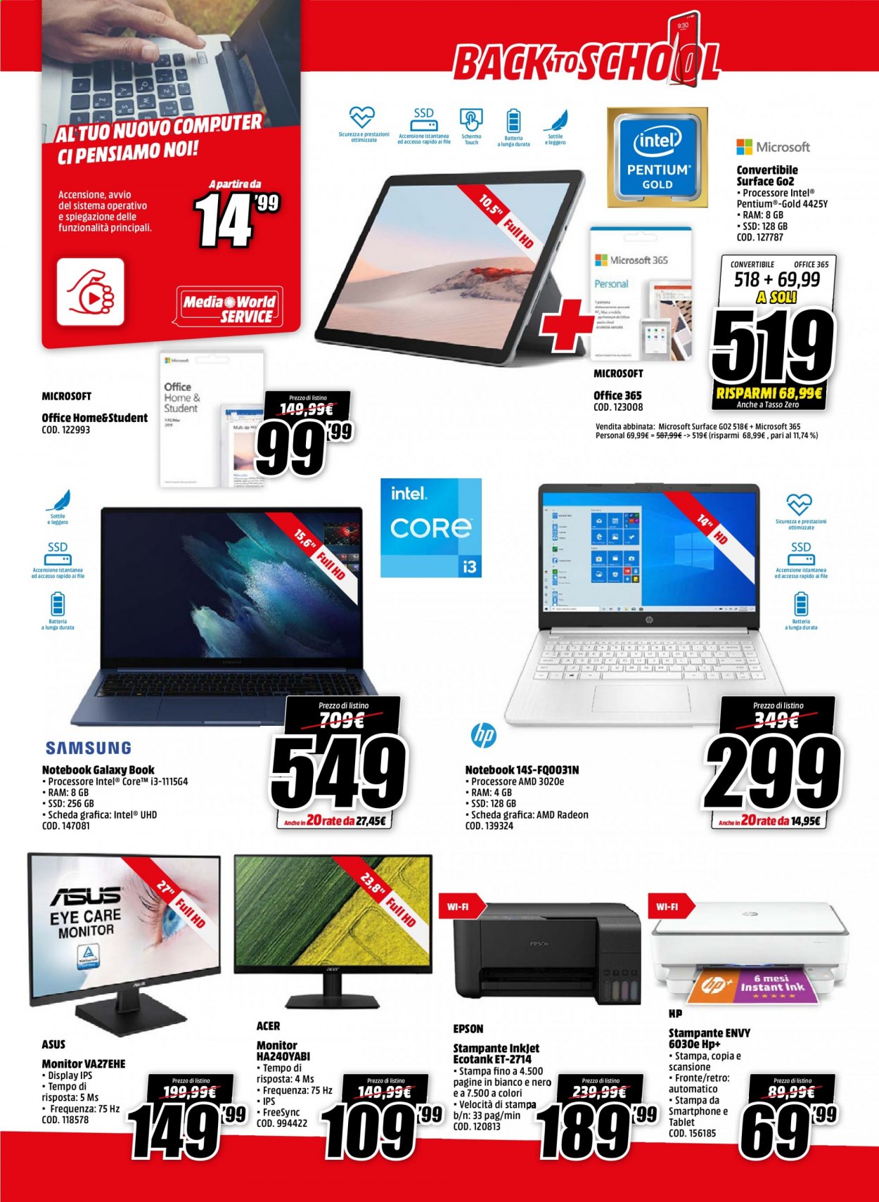 Volantino MediaWorld - 1/9/2021 - 12/9/2021. Pagina 2