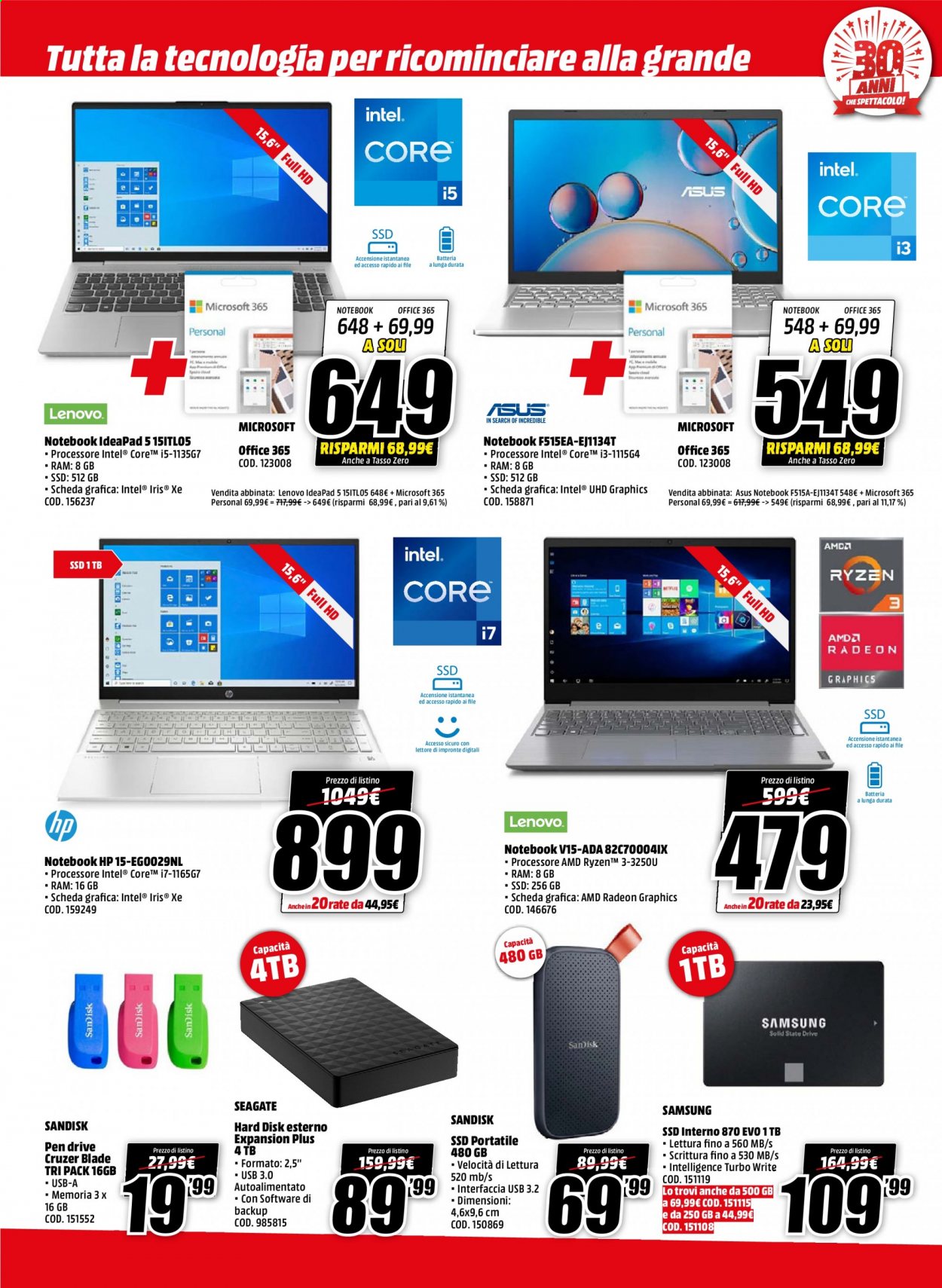 Volantino MediaWorld - 1/9/2021 - 12/9/2021. Pagina 3