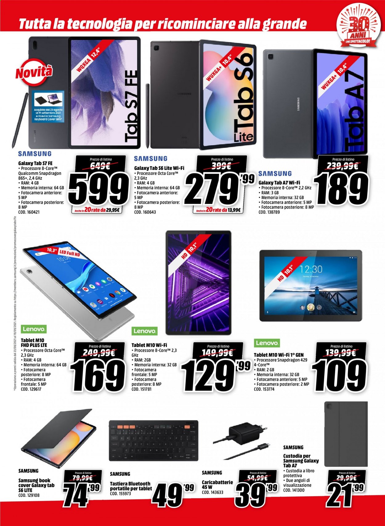 Volantino MediaWorld - 1/9/2021 - 12/9/2021. Pagina 5