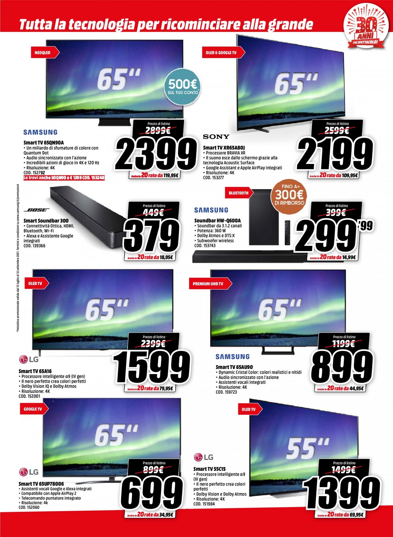 Volantino MediaWorld - 1/9/2021 - 12/9/2021. Pagina 13
