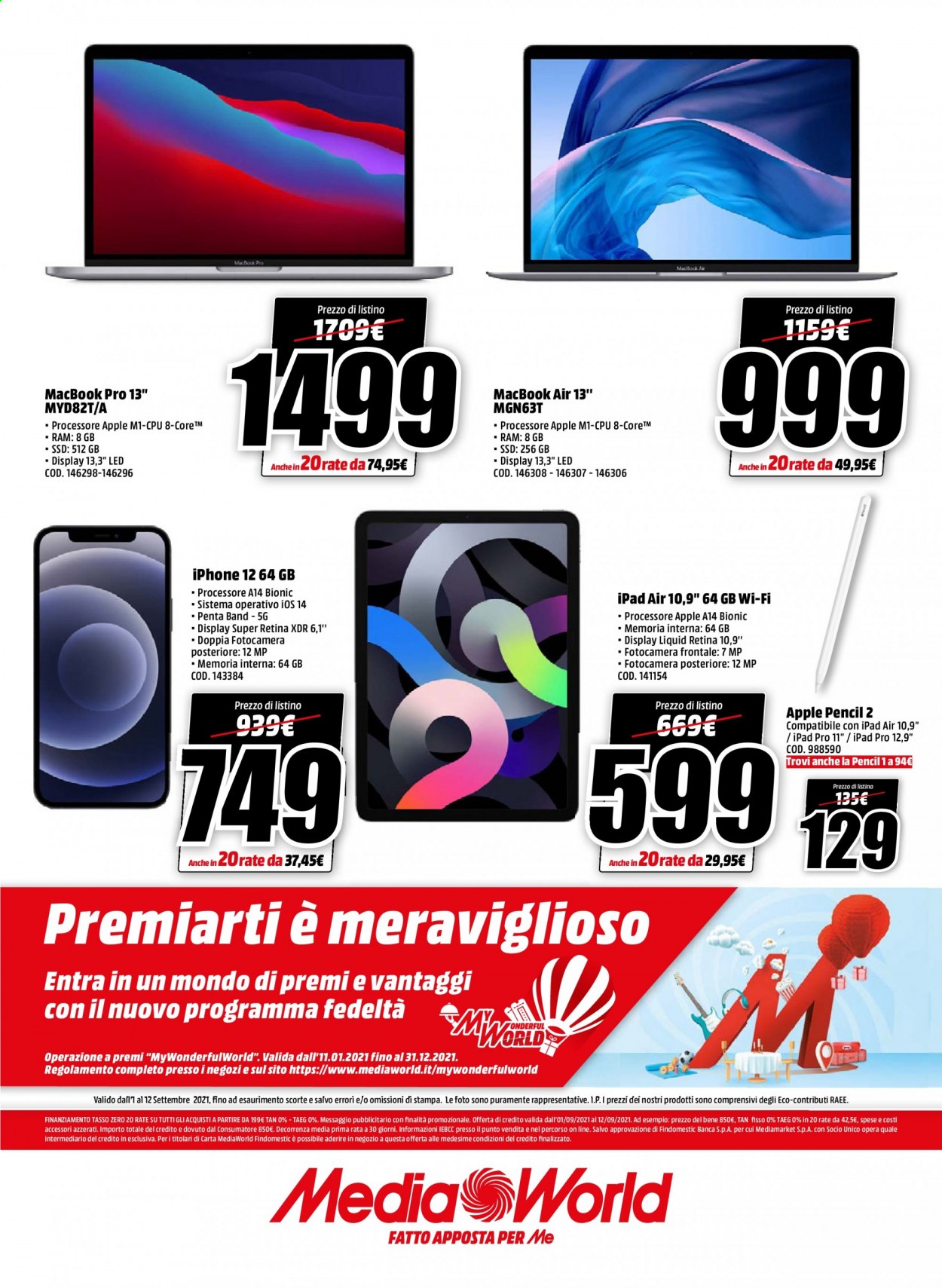 Volantino MediaWorld - 1/9/2021 - 12/9/2021. Pagina 24