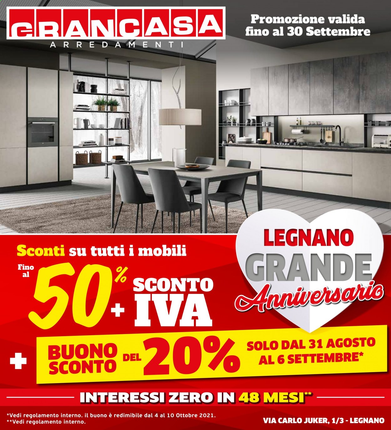 thumbnail - Volantino Grancasa - 1/9/2021 - 30/9/2021.